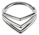 Titanium Clicker Nose Ring Ear Piercing F136