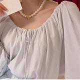 Kpop Goth Harajuku Animal Pearl Necklace Duck Ladybug Cartoon Choker