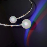 1PC Simulated Pearl Bridal Jewelry sets Adjustable Necklace