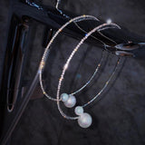 1PC Simulated Pearl Bridal Jewelry sets Adjustable Necklace