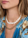 Natural Shell Heart Star Beaded Necklace Choker for Women