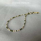 Shell Pearl Spinel Necklace