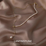 Baroque Freshwater Pearls Choker Necklace Women Party Jewelry N607