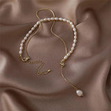 Baroque Freshwater Pearls Choker Necklace Women Party Jewelry N607