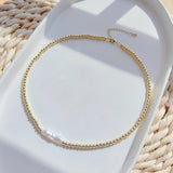 Irregular Pearl Necklace Choker Jewelry for Women