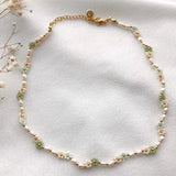Vintage Beaded Choker Necklace for Women