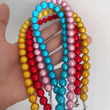 Y2K 90s Reflective Pearl Choker Hip Hop Rock Punk Jewelry