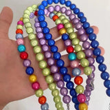 Y2K 90s Reflective Pearl Choker Hip Hop Rock Punk Jewelry