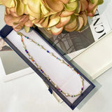Boho Pearl Choker Necklace for Women - Summer Beach Jewelry