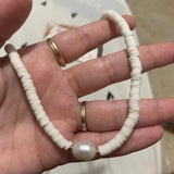 Boho Freshwater Pearl Choker Necklaces for Women
