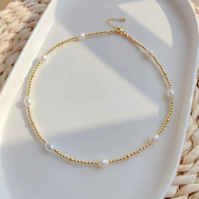 Natural Freshwater Pearls Choker Necklace