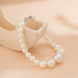 Pearl Beads Choker Necklace for Women Charms Ladies Collar Jewelry