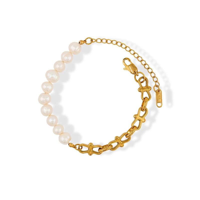 Bowknot Choker Freshwater Pearl Necklace YS498