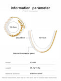Bowknot Choker Freshwater Pearl Necklace YS498