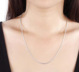 Tibetan Silver Snake Chains Necklace Women Allergy Jewelry