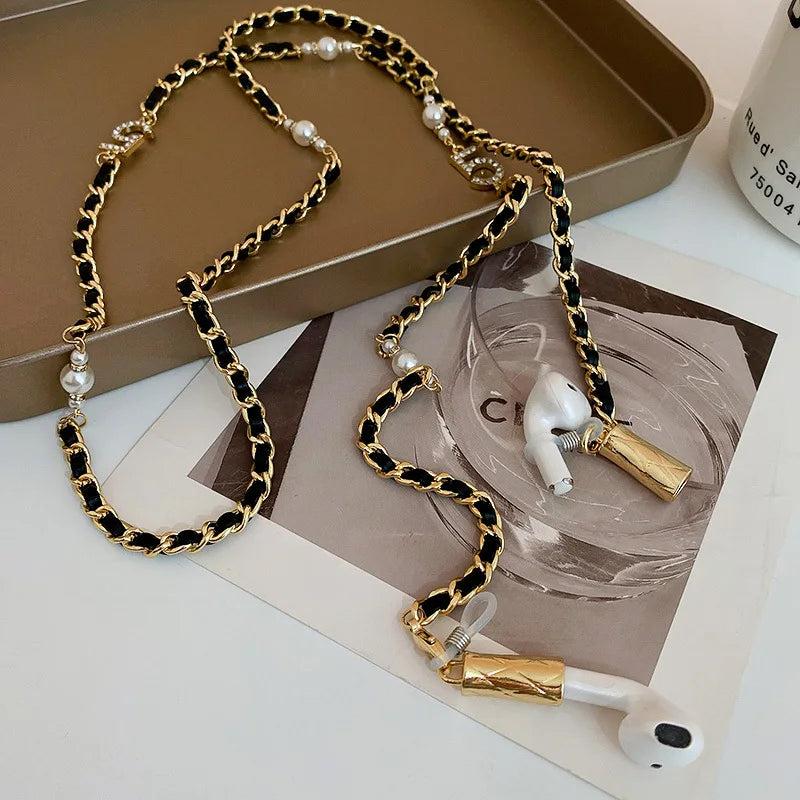 Long Chain Necklace for Women Pearl Layered Necklaces