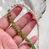 Baroque Natural Pearl Necklace Peridots Stone Choker