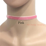 6 PCS Wine Red Velvet Choker Necklace Set for Women