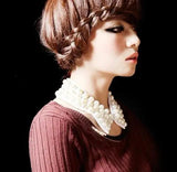 Sweet Multilayer Pearl Beaded Necklace for Women