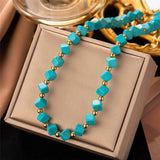 Vintage Baroque Love Irregular Pearl Double-layer Necklace