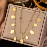 Vintage Baroque Love Irregular Pearl Double-layer Necklace