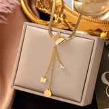 Vintage Baroque Love Irregular Pearl Double-layer Necklace