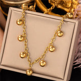 Vintage Baroque Love Irregular Pearl Double-layer Necklace