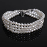 French Baroque Pearl 4 Layer Necklace