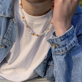 Devil's Eye Necklace for Men hip hop Beaded Accessories