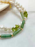 Jade Necklace Pearl Chain Ancient Ethnic Jewelry
