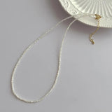 2mm Multicolor Round Shell Chokers Necklace for Women