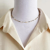 2mm Multicolor Round Shell Chokers Necklace for Women