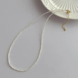 2mm Multicolor Round Shell Chokers Necklace for Women