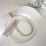 Vintage Baroque Pearl Necklace Shell Beads Choker Wedding Bridal Accessory