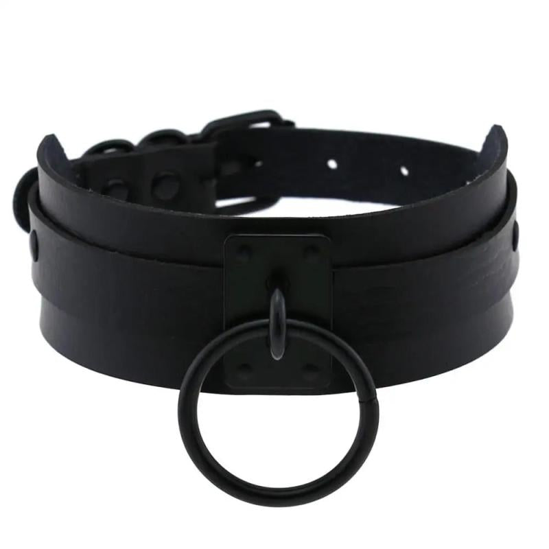 Harajuku Cosplay Gothic Leather Choker Necklace