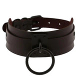 Harajuku Cosplay Gothic Leather Choker Necklace