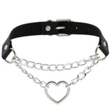 Harajuku Hip Hop Leather Star Choker Necklace Punk Gothic Statement