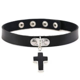 Harajuku Hip Hop Leather Star Choker Necklace Punk Gothic Statement