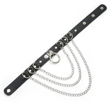 Heart Punk Choker Chain Necklace Goth Collar Women 90s Metal