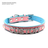 Pink Soft Leather Custom Choker Necklace DDLG Collar Jewelry