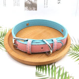 Pink Soft Leather Custom Choker Necklace DDLG Collar Jewelry