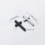 Stainless Steel Cross Pendant Choker Necklace for Women Girls