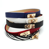 PU Leather Round Choker Necklace Punk Statement Hip Hop Bondage