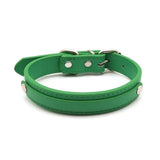 Sexy Custom Letters Collar Choker Necklace Punk Green PU Leather