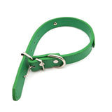 Sexy Custom Letters Collar Choker Necklace Punk Green PU Leather
