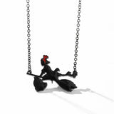 Cat Pendant Choker Link Chain Collar Accessories Gift
