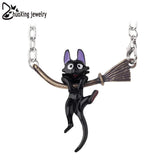 Cat Pendant Choker Link Chain Collar Accessories Gift