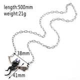 Cat Pendant Choker Link Chain Collar Accessories Gift