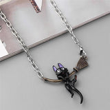Cat Pendant Choker Link Chain Collar Accessories Gift