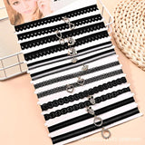 Gothic Lace Necklace Small Fresh Neckline Chain
